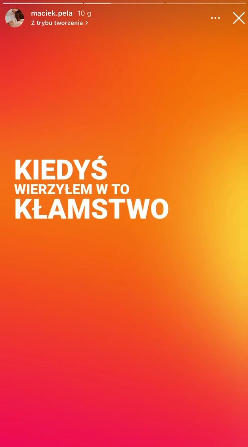 Maciej Pela dodał wymowne nagranie.