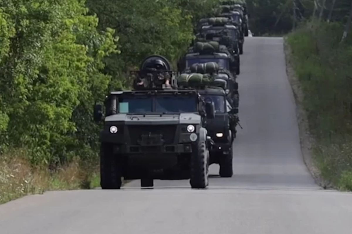 Russland hat nach Kursk eine "kosmische Infanterie" geschickt.