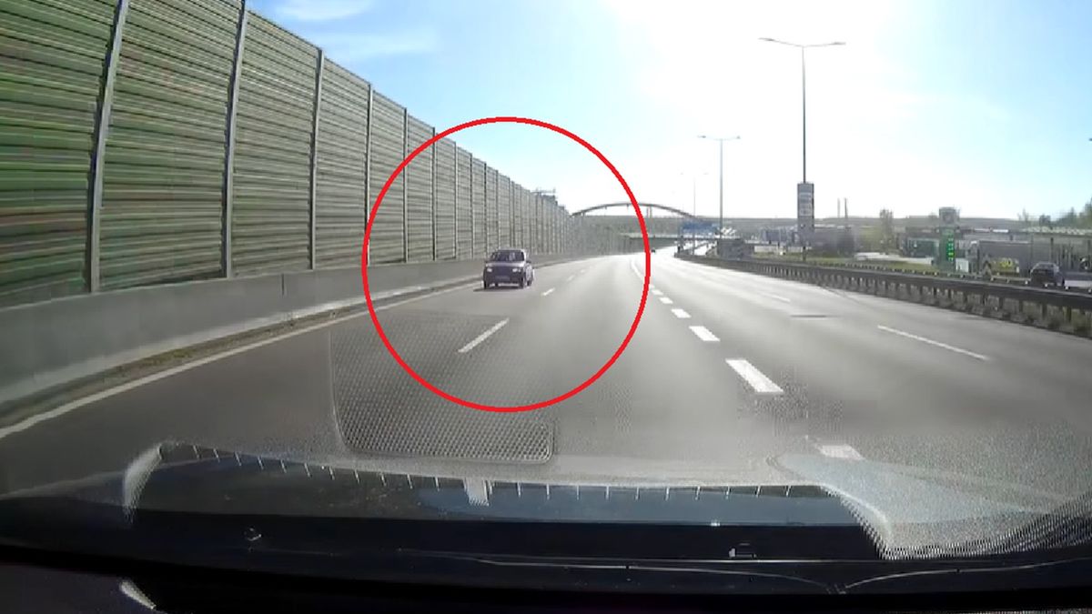 Blisko dramatu na autostradzie A4. Kierowca jechał pod prąd