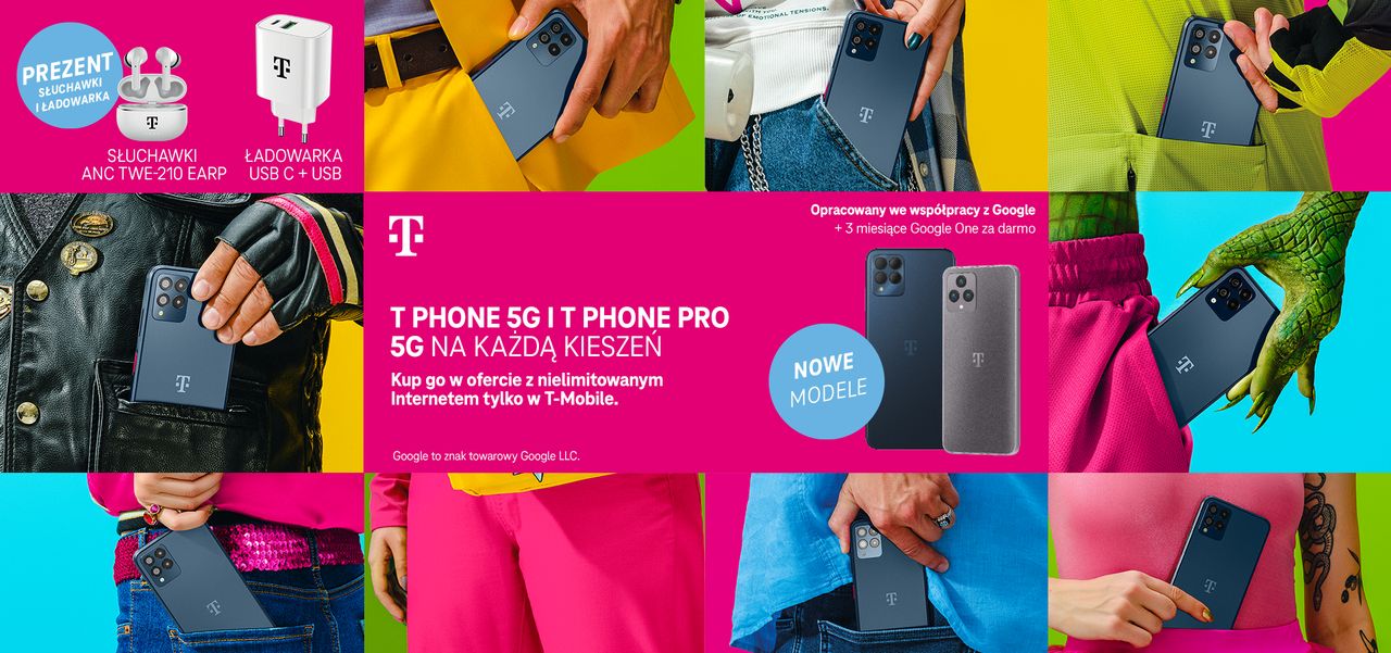 5G na każdą kieszeń w T-Mobile – pierwszy T Tablet od operatora i nowa generacja T Phone’ów 5G już na wyciągniecie ręki
