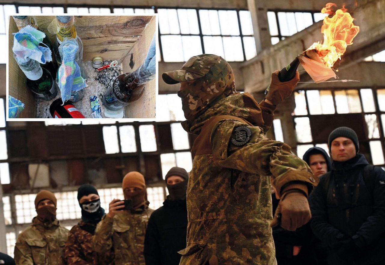 Koktajle Mołotowa z browaru. Rusza produkcja