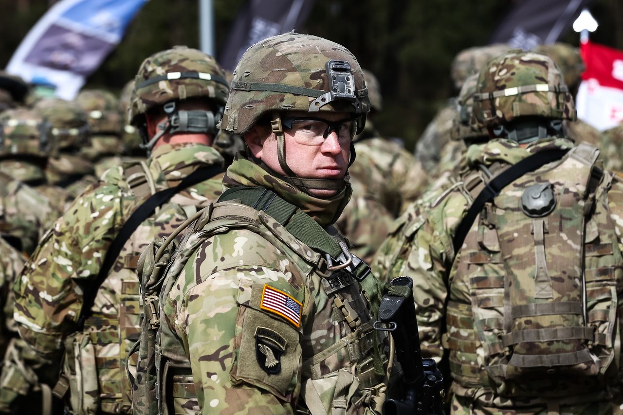 NATO soldiers are in Ukraine.