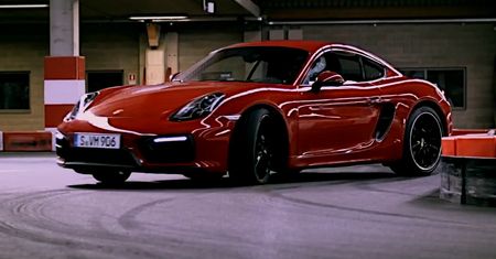 Porsche Cayman GTS jak gokart