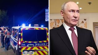 Działo się w nocy. Wypadek kolejowy we Francji, Putin grozi Europie