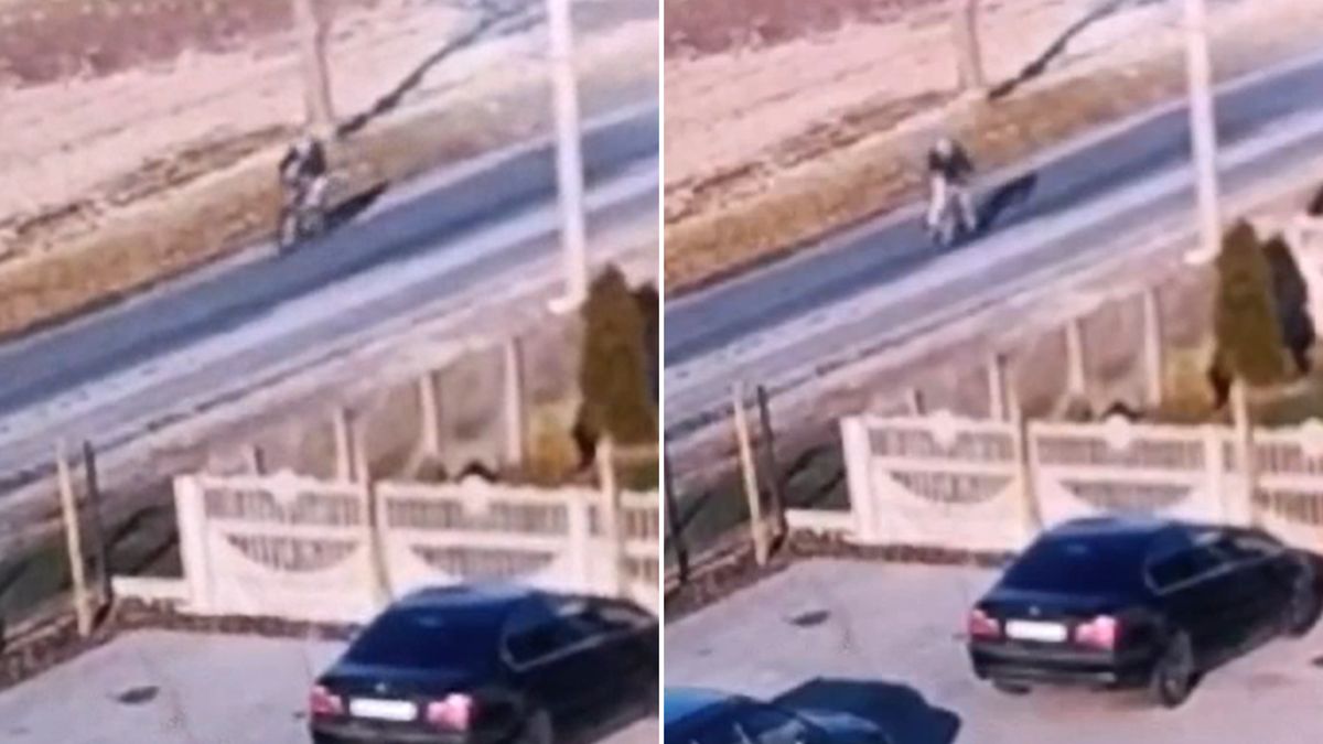 Dramatyczne zdarzenie z udziałem rowerzysty.