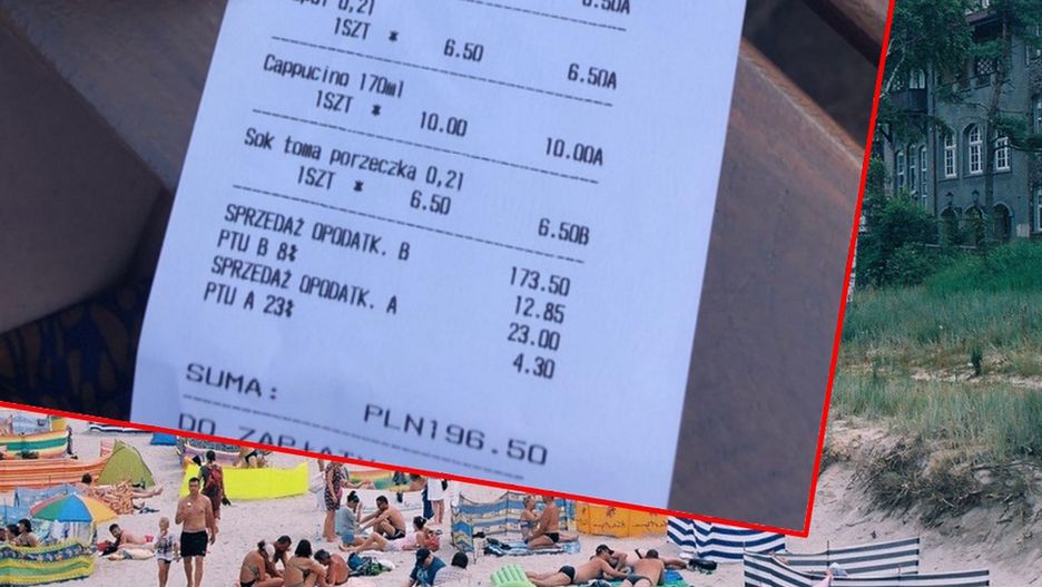 Kolejny czytelnik pokazał rachunek znad morza.