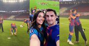 Sebastian Karpiel-Bułecka zaśpiewał Lewandowskiemu "Boso" na Camp Nou. Robert natychmiast wyskoczył z korków (ZDJĘCIA)