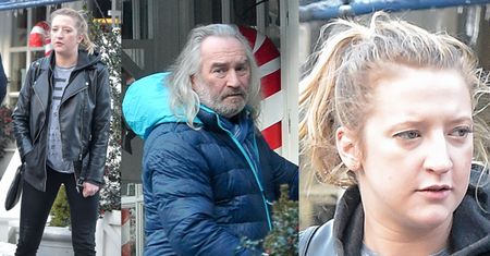 Lara Gessler z ojcem i narzeczonym wychodzi z restauracji (ZDJĘCIA)