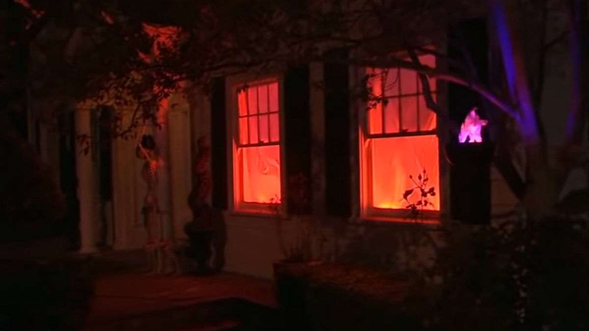 Niesamowita dekoracja Halloweenowa