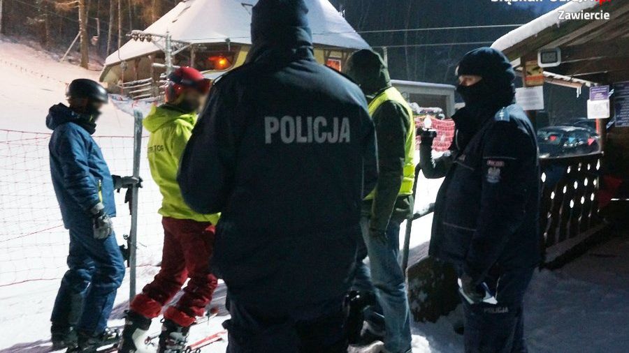 Śląsk. Stacja narciarska działała mimo zakazu. Akcja policji i sanepidu