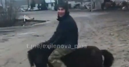 "Rosyjska kawaleria". Nagranie niesie się po sieci