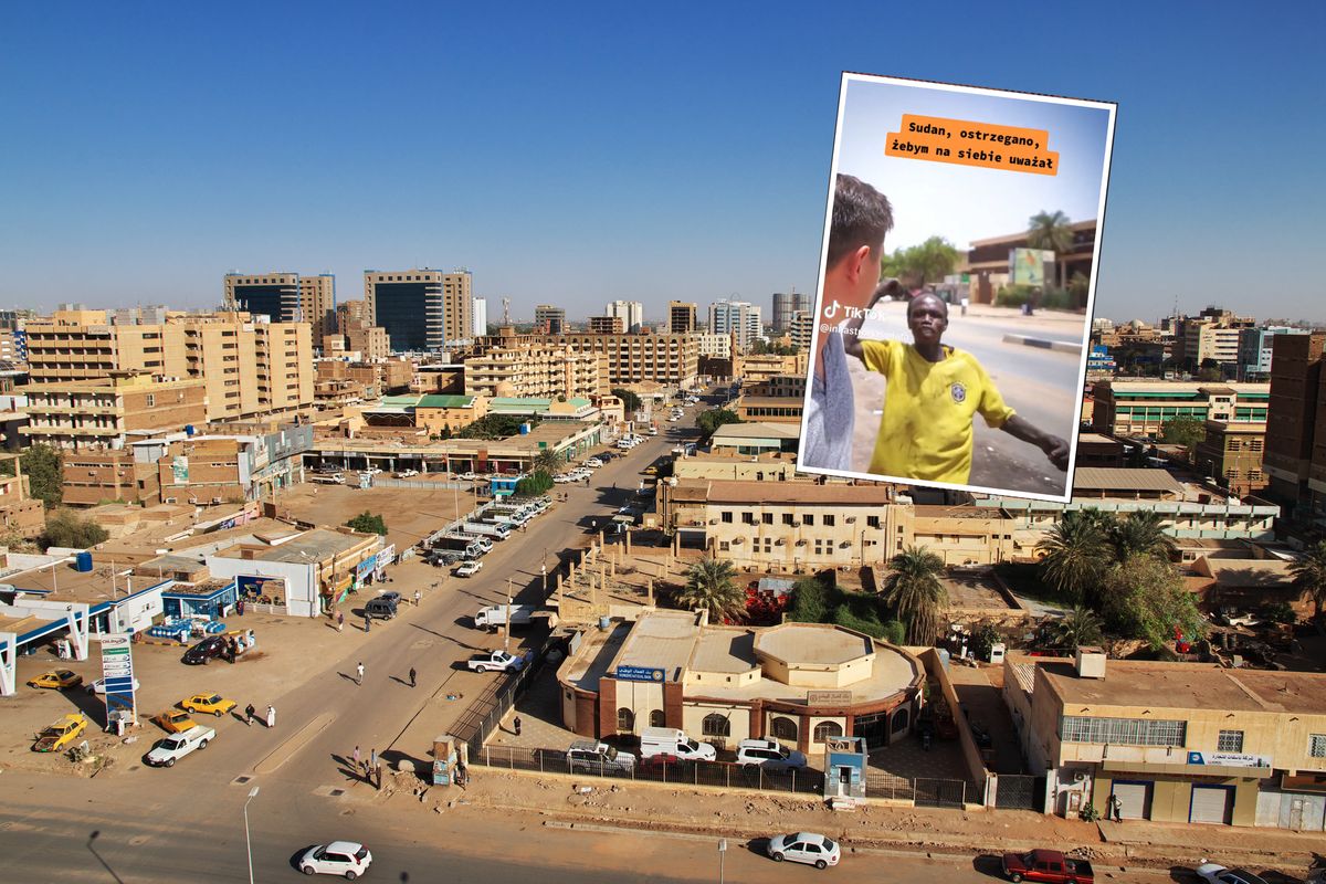 Polak pokazał, co się dzieje w stolicy Sudanu