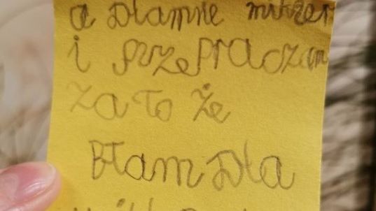 Taki list napisała córka internautki 