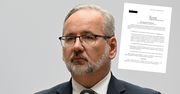 Minister ujawnił receptę lekarza. Jest żądanie 100 tys. zł