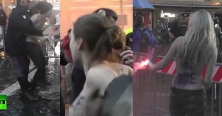 Femen protestuje w Watykanie! "POPE NO MORE!"