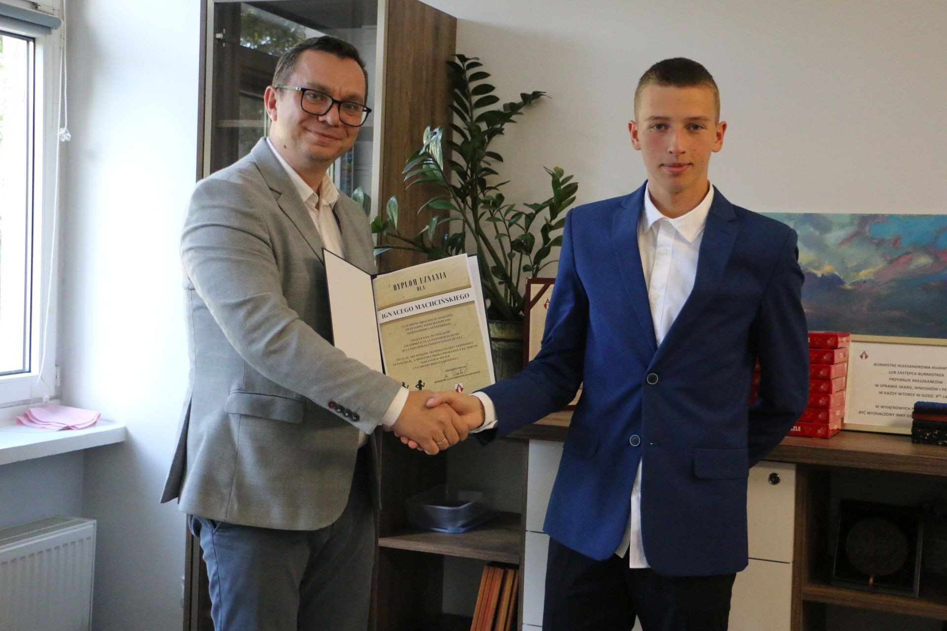 Ignacy Machciński - młody talent lekkiej atletyki z Aleksandrowa Kujawskiego, medalista krajowych zawodów i reprezentant kadry narodowej B