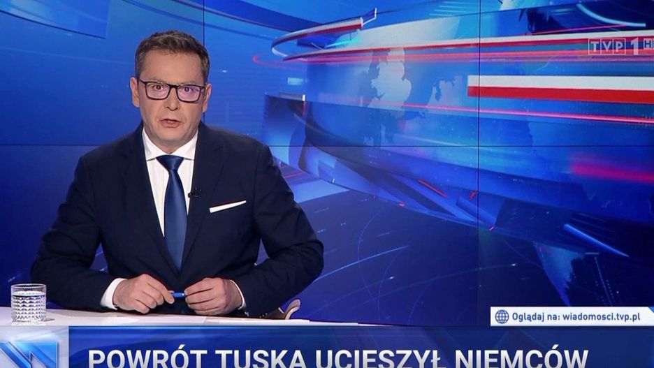 Donald Tusk jest w "Wiadomościach" tematem nr 1