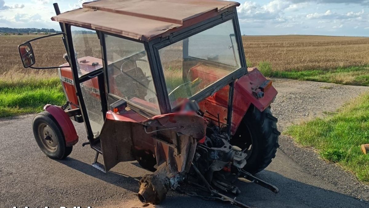 Stan techniczny traktora pozostawiał sporo do życzenia