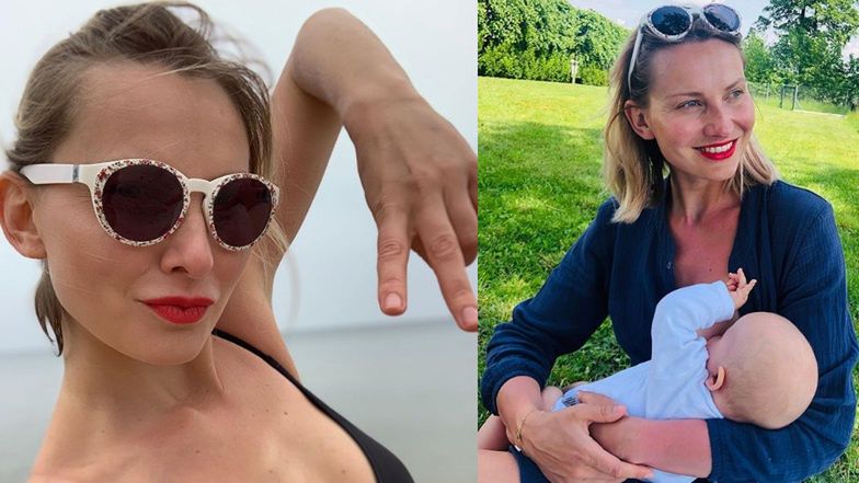 Joanna Moro chwali się szczupłą figurą po ciąży