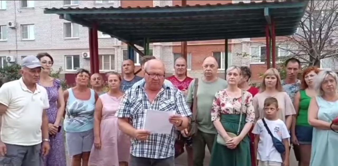 Residents of Jejsko recorded a video in which they ask for help from Vladimir Putin himself