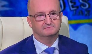 Jego mina? Bezcenna. Kuriozalna sytuacja w programie TVN24