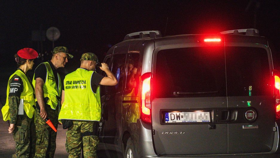 Kontrole polskich służb na granicy z Niemcami
