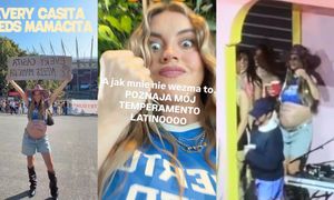 Ciężarna Rosaliiaaa robiła co mogła, żeby być w La Casita na koncercie Bad Bunny'ego i dopięła swego. Waleczność godna podziwu? (WIDEO)