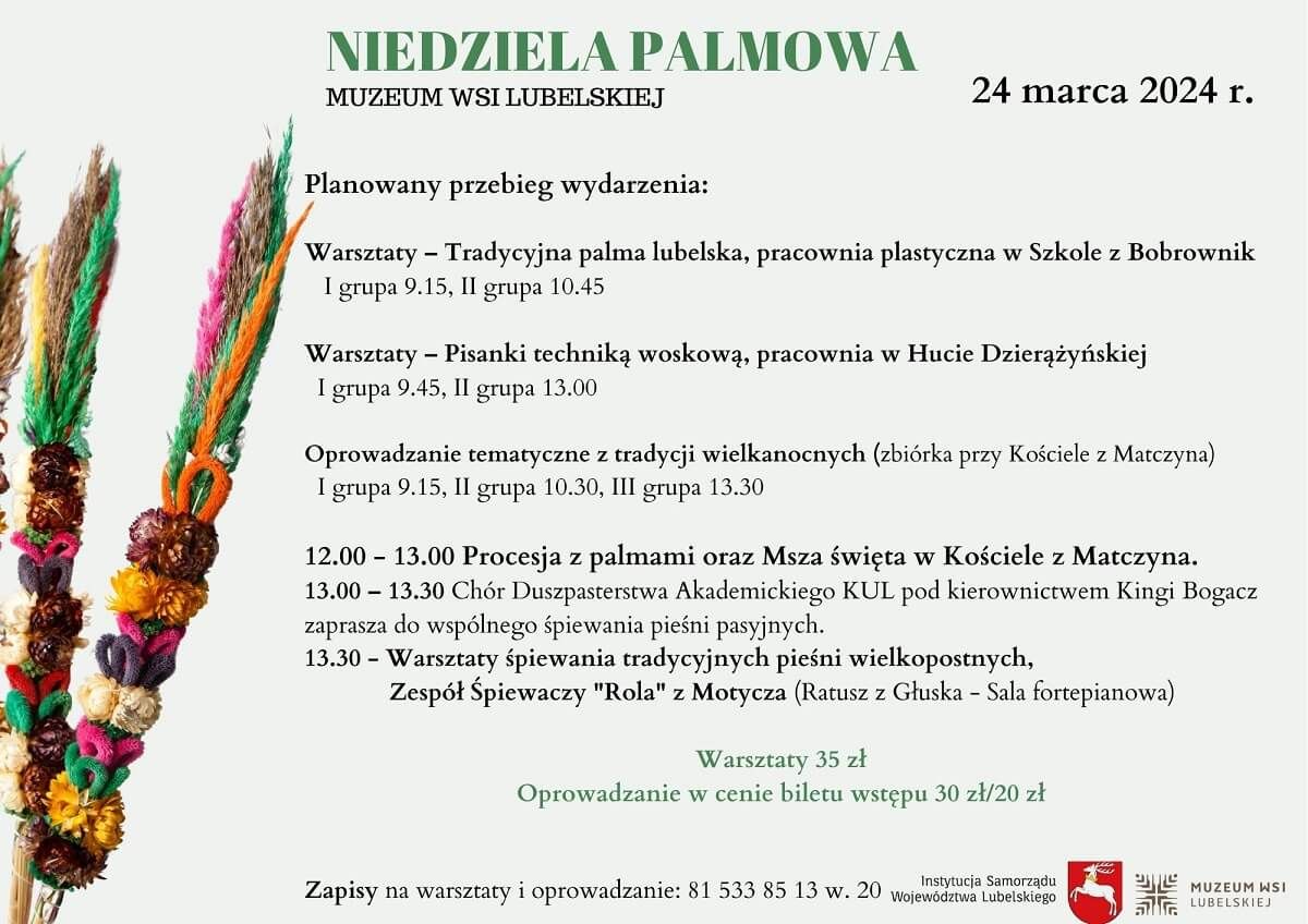grafika niedziela palmowa