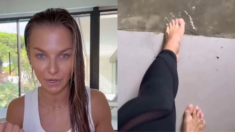 Anna Lewandowska relacjonuje powódź w Hiszpanii