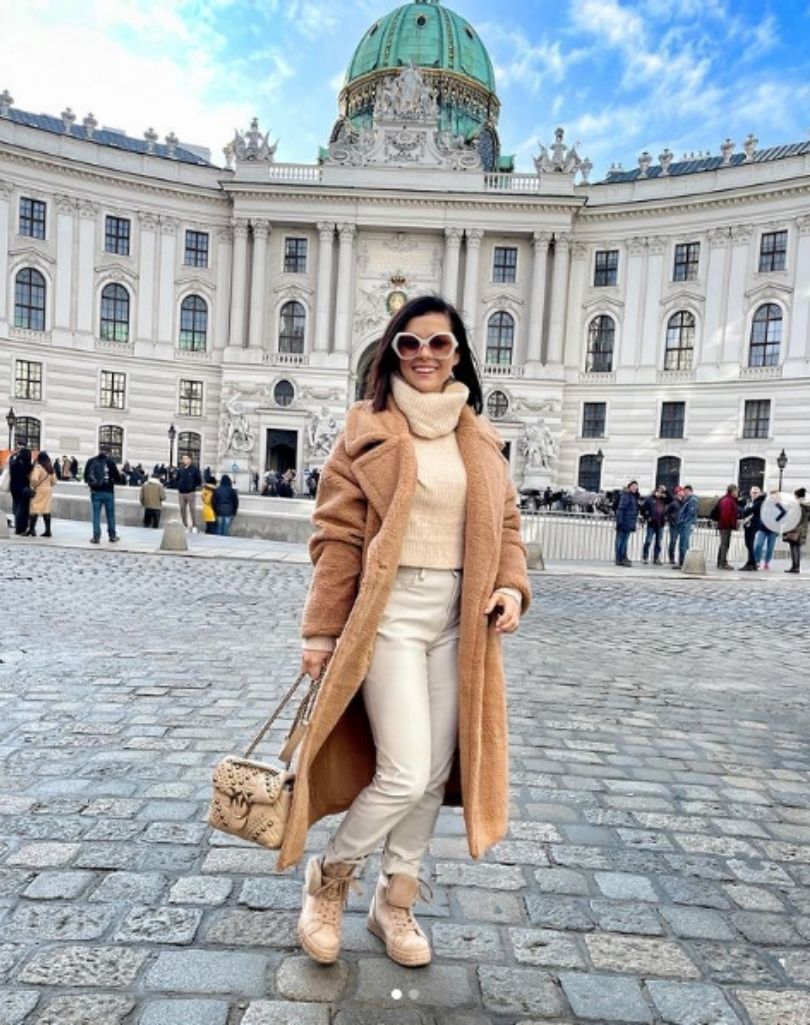 Katarzyna Cichopek i Marcin Hakiel pozdrawiają z Wiednia