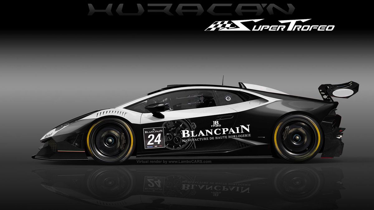 Lamborghini Huracan Super Trofeo - wizja artysty