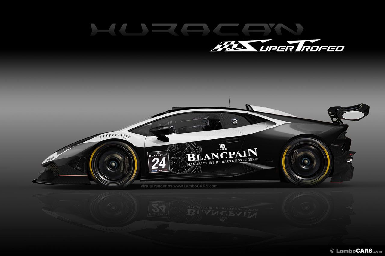Lamborghini Huracan Super Trofeo - wizja artysty