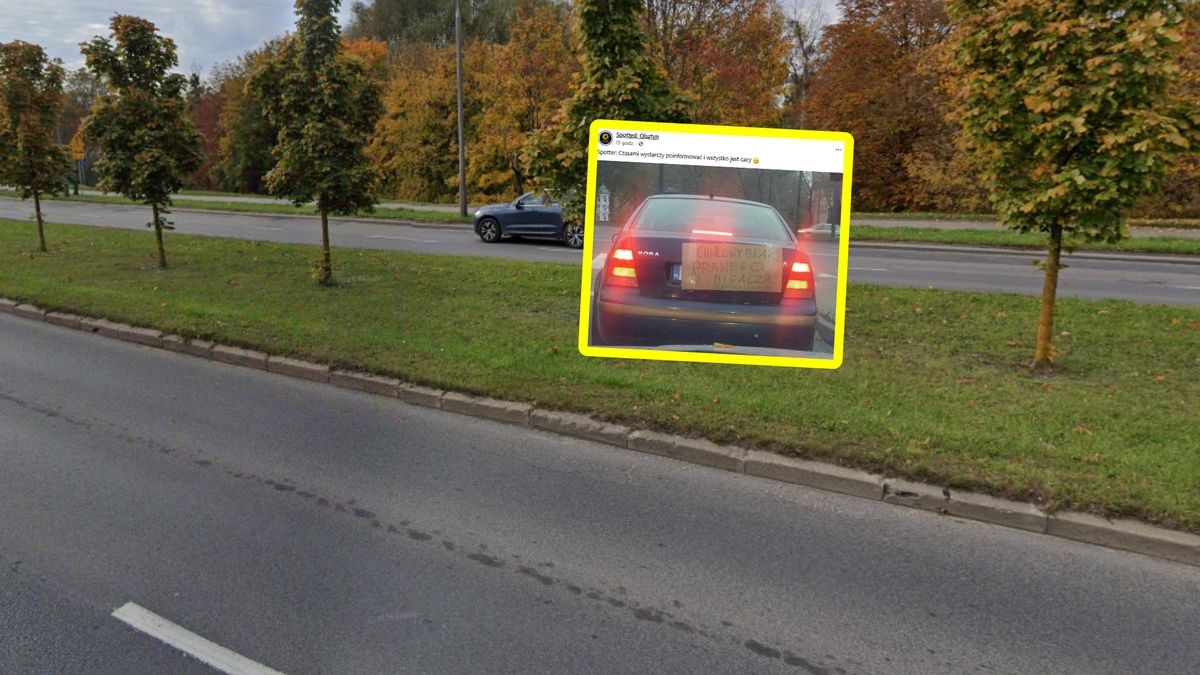 Zdjęcie z Olsztyna obiega sieć.