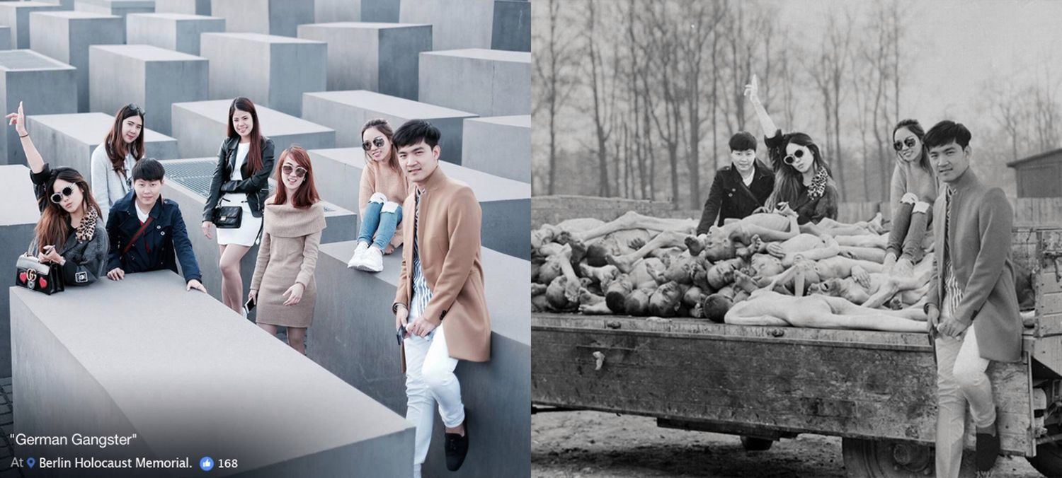 Yolocaust to selfie na szczątkach ofiar holocaustu. Mocna seria zdjęć obnażająca brak szacunku dla ludzkiej tragedii 6