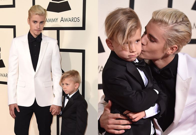 Justin Bieber pokazał brata na gali Grammy!