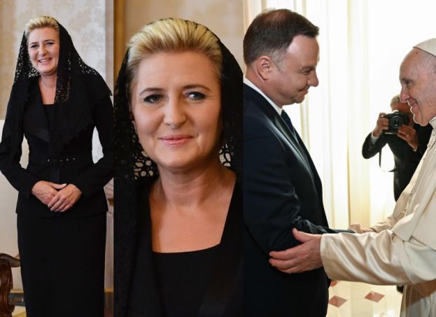 Agata i Andrzej Duda spotkali się z papieżem Franciszkiem (ZDJĘCIA)