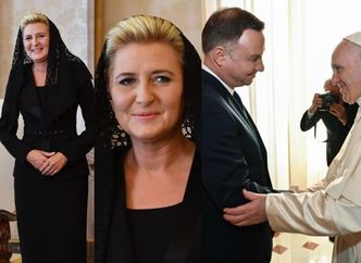 Agata i Andrzej Duda spotkali się z papieżem Franciszkiem (ZDJĘCIA)