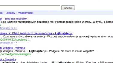 Minimalistyczne edycje Google 1