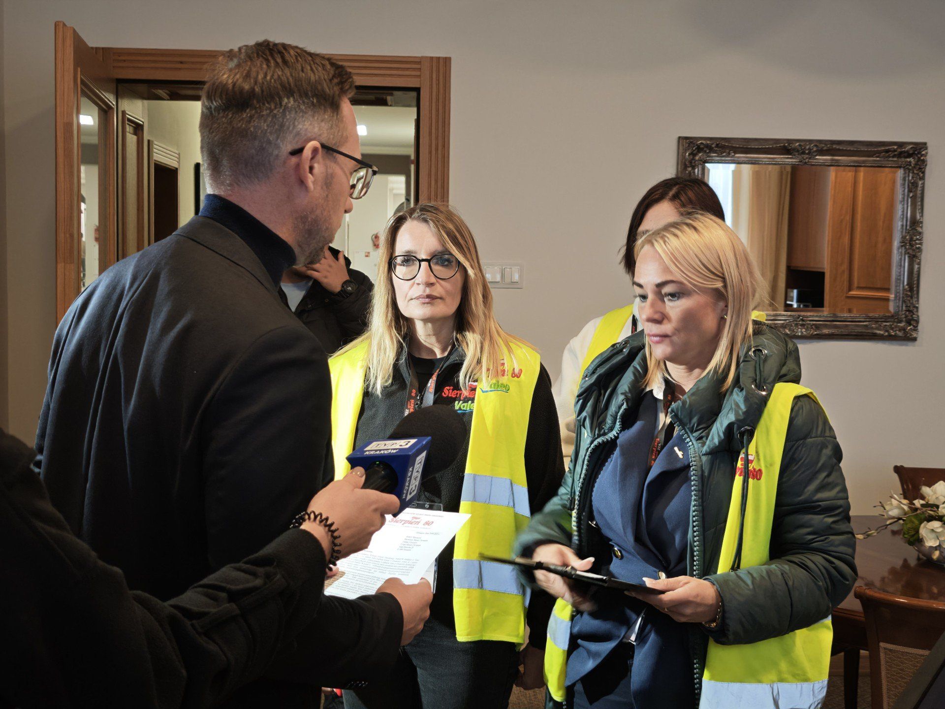 Protest pracowników Valeo w Chrzanowie