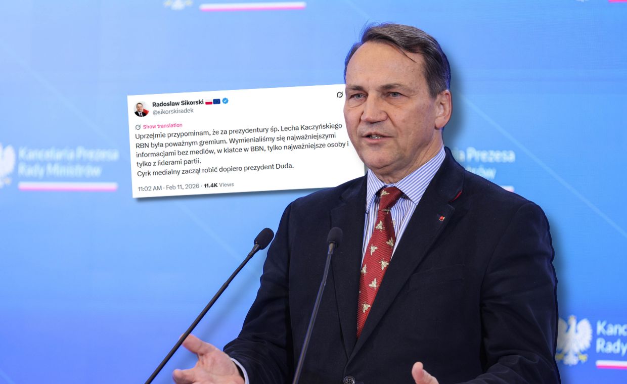 Ostry wpis Sikorskiego. "Cyrk medialny zaczął prezydent Duda"