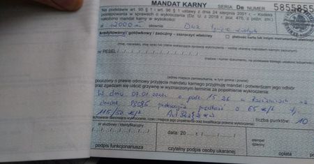 To prawdziwy mandat grozy. Młoda kobieta zapamięta to na długo