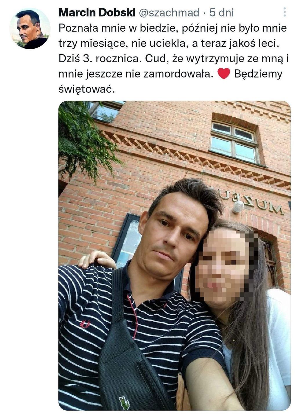 Konserwatywny dziennikarz Marcin Dobski i jego podryw