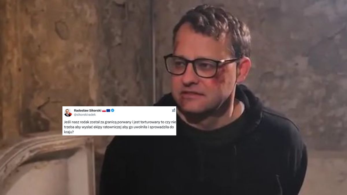 Radosław Sikorski skomentował "porwanie" posła PiS