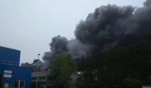 Pożar elektrowni w Bełchatowie. Strażacy walczą na miejscu