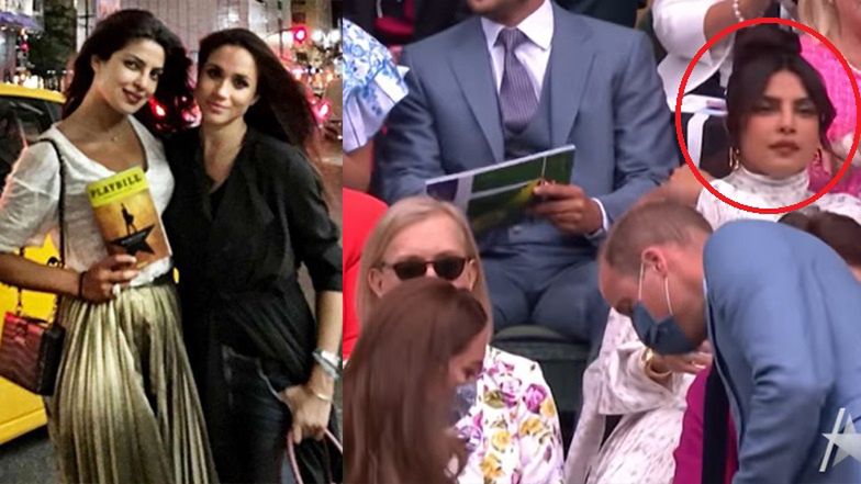 Priyanka Chopra, przyjaciółka Meghan Markle, IGNOROWAŁA Kate i Williama na Wimbledonie!