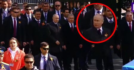 Huk podczas parady. Reakcja Putina mówi wszystko