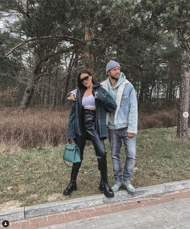 Celia Jaunat i Grzegorz Krychowiak