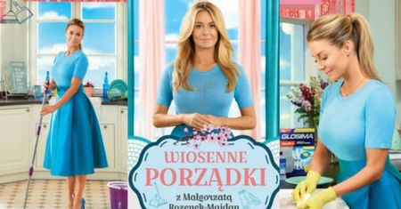 Rozenek sprząta, prasuje i myje podłogi w nowej gazetce Biedronki (ZDJĘCIA)