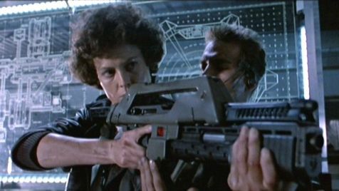 Jaki stosunek do Obcego ma Sigourney Weaver? 1