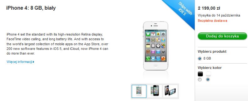 iPhone 4 8 GB już dostępny. Kto zamawia?